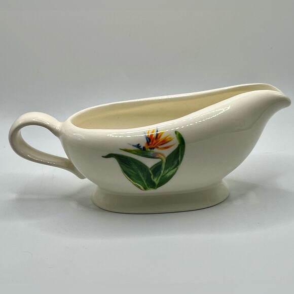 Vintage 1949 Bird of Paradise gravy boat by Santa Anita - Picture 1 of 7